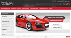 Desktop Screenshot of lacne-autodoplnky.sk